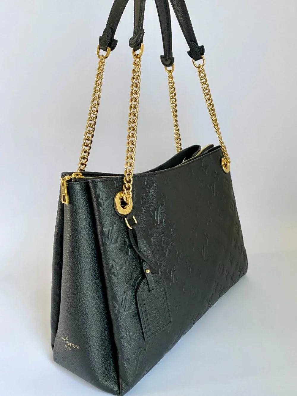 Louis Vuitton Monogram Empreinte Surene MM Black Tote + Box/Receipt - Picture 5 of 16